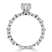 2.27ct Marquise Cut Diamond Engagement Ring