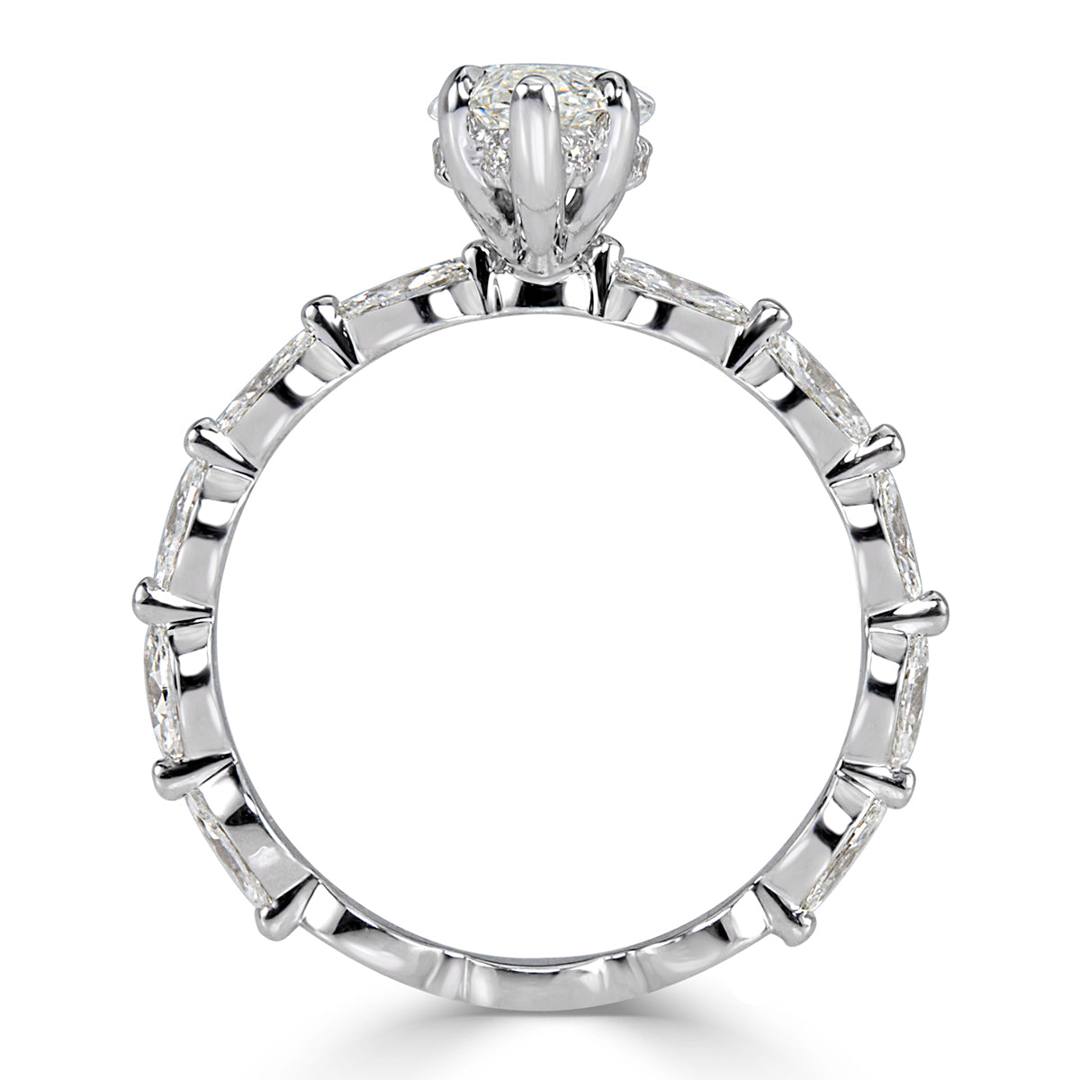 2.27ct Marquise Cut Diamond Engagement Ring