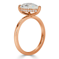 2.34ct Pear Shaped Diamond Engagement Ring