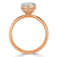 2.34ct Pear Shaped Diamond Engagement Ring