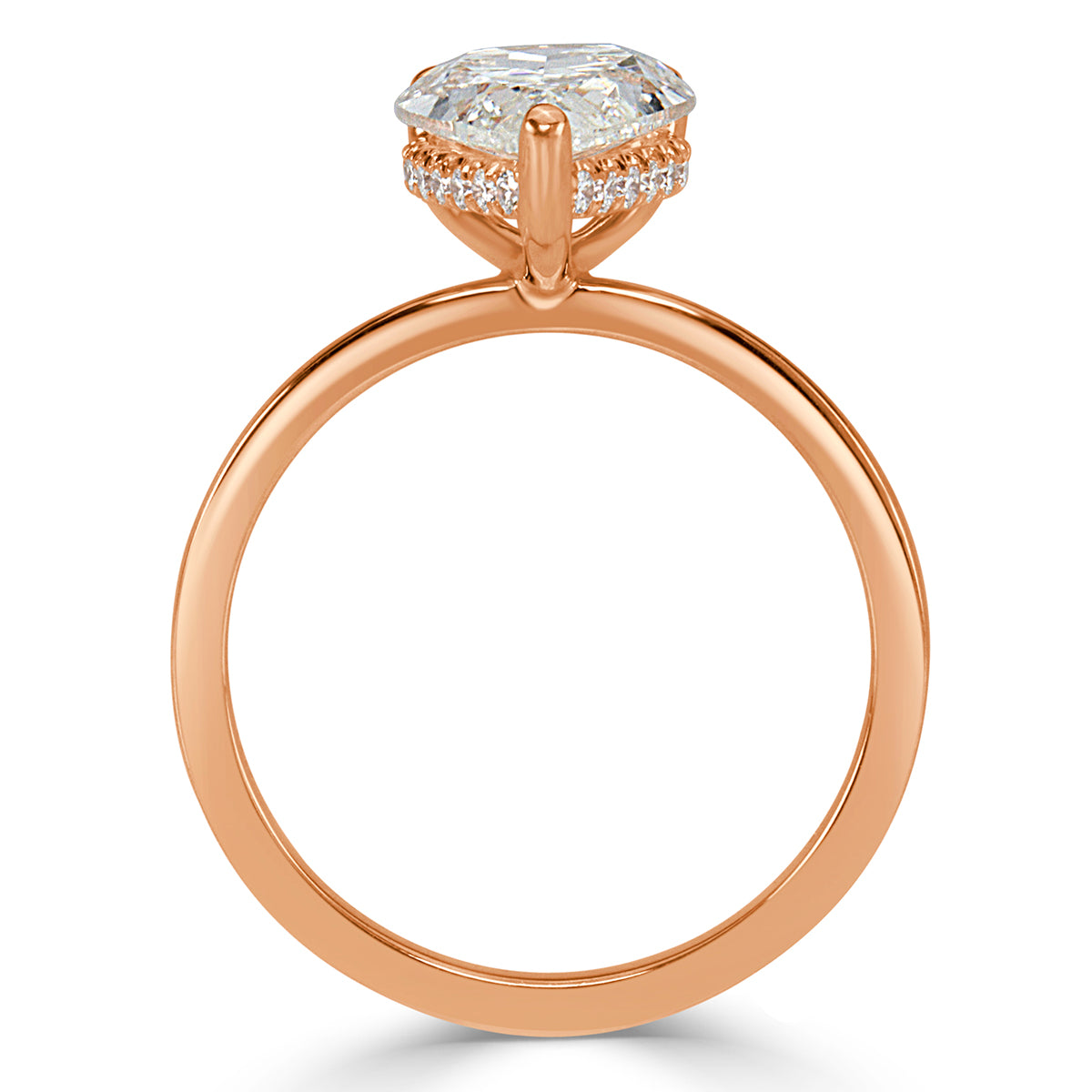 2.34ct Pear Shaped Diamond Engagement Ring