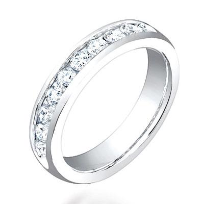 0.75ct Round Brilliant Cut Diamond Men's Wedding Band