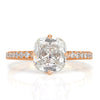 2.04ct Old Mine Cut Diamond Engagement Ring