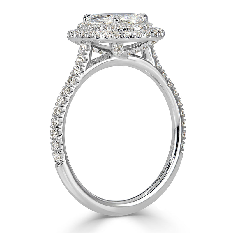 1.59ct Oval Cut Diamond Engagement Ring
