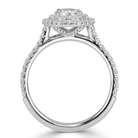 1.59ct Oval Cut Diamond Engagement Ring