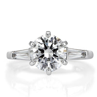 2.38ct Round Brilliant Cut Diamond Engagement Ring