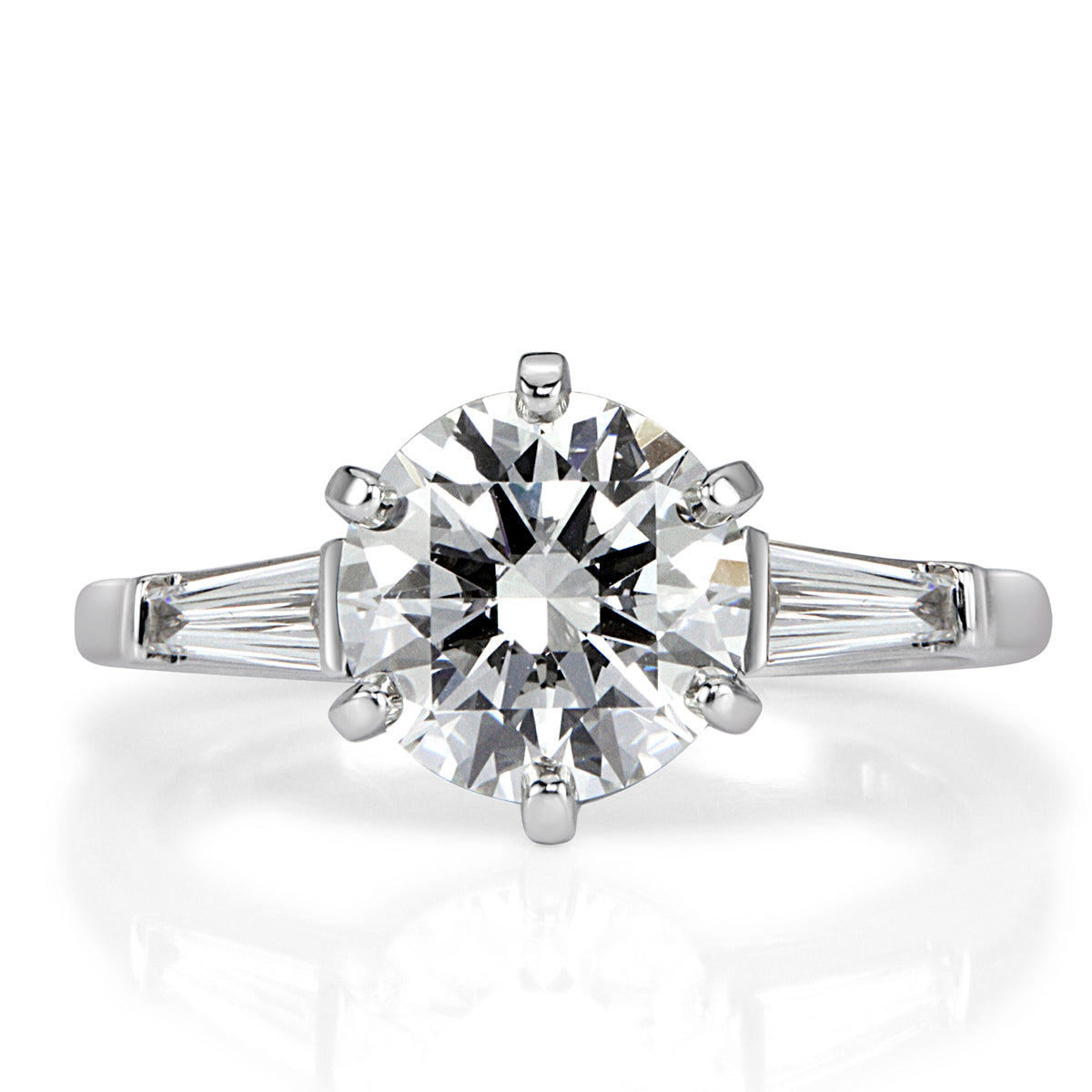 2.38ct Round Brilliant Cut Diamond Engagement Ring