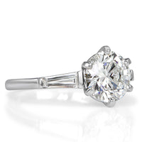 2.38ct Round Brilliant Cut Diamond Engagement Ring