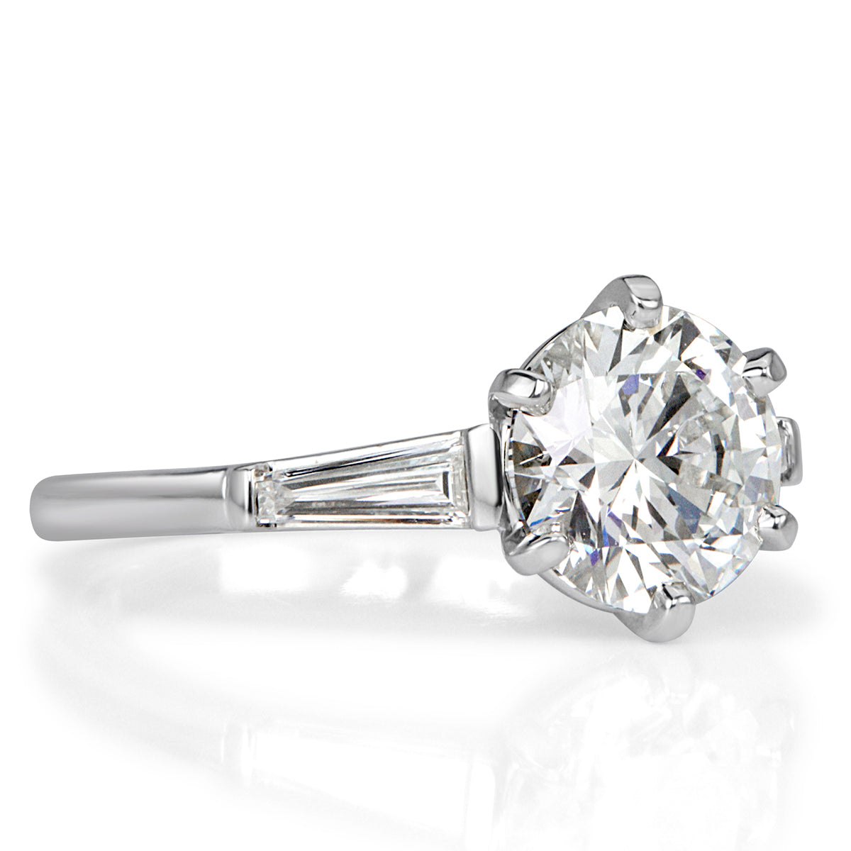 2.38ct Round Brilliant Cut Diamond Engagement Ring