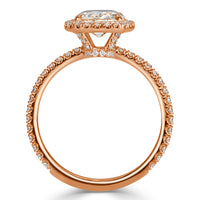 2.08ct Old Mine Cut Diamond Engagement Ring