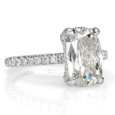 2.53ct Old Mine Cut Diamond Engagement Ring