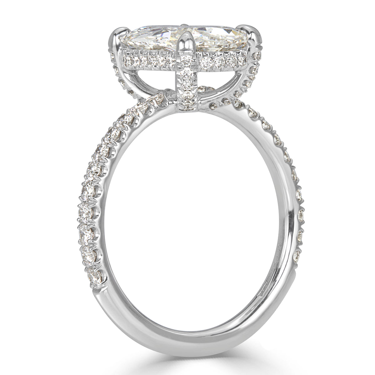 2.53ct Old Mine Cut Diamond Engagement Ring