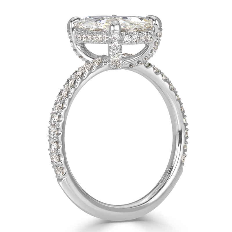 2.53ct Old Mine Cut Diamond Engagement Ring