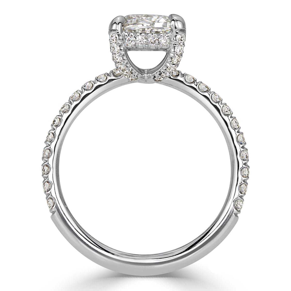 2.53ct Old Mine Cut Diamond Engagement Ring