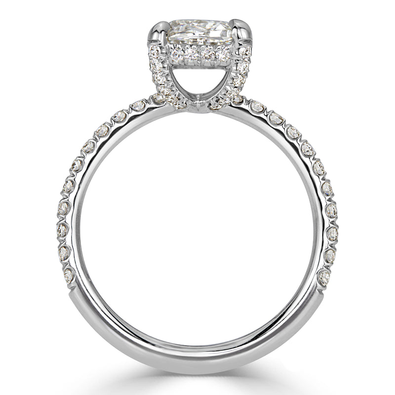 2.53ct Old Mine Cut Diamond Engagement Ring