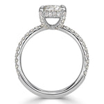 2.53ct Old Mine Cut Diamond Engagement Ring