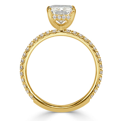 2.53ct Radiant Cut Diamond Engagement Ring