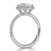 2.91ct Oval Cut Diamond Engagement Ring