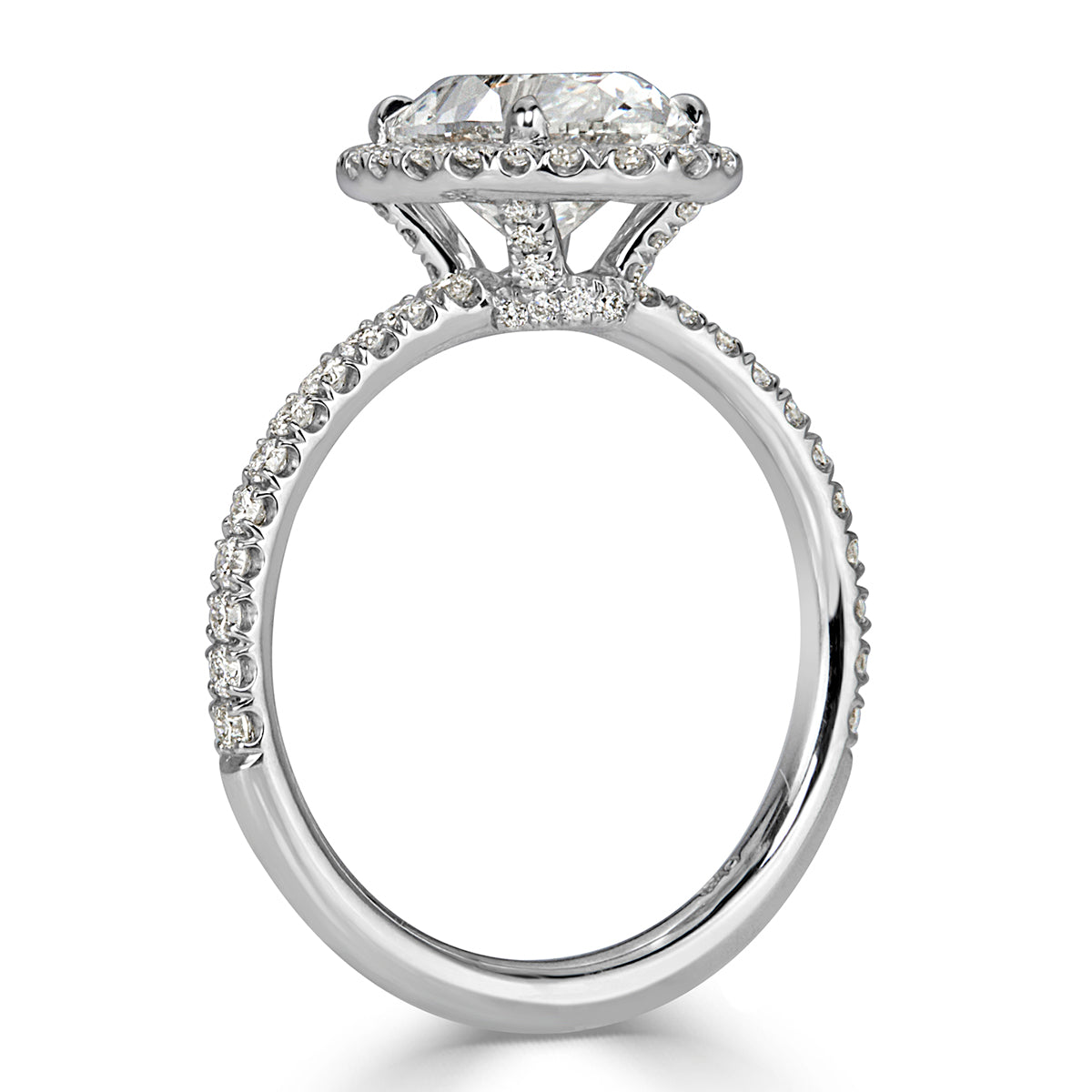2.91ct Oval Cut Diamond Engagement Ring