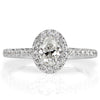 1.00ct Oval Cut Diamond Engagement Ring