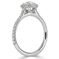 1.00ct Oval Cut Diamond Engagement Ring