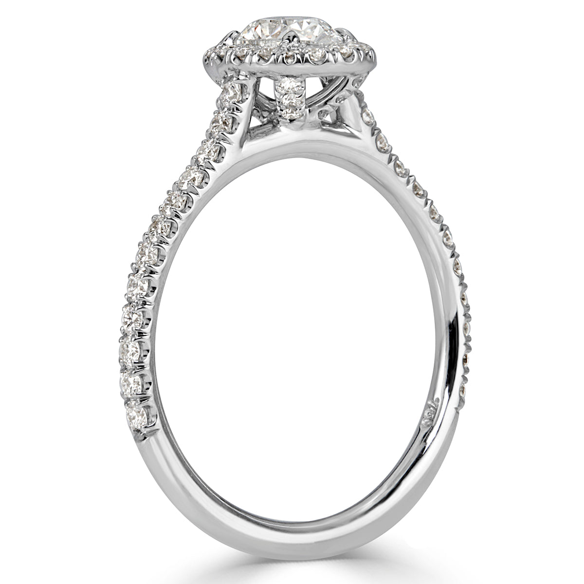 1.00ct Oval Cut Diamond Engagement Ring