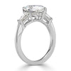 4.04ct Pear Shaped Diamond Engagement Ring