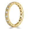 0.80ct Round Brilliant Cut Milgrain Diamond Eternity Band in 18k Yellow Gold