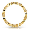 0.45ct Round Brilliant Cut Diamond Milgrain Eternity Band in 18k Yellow Gold
