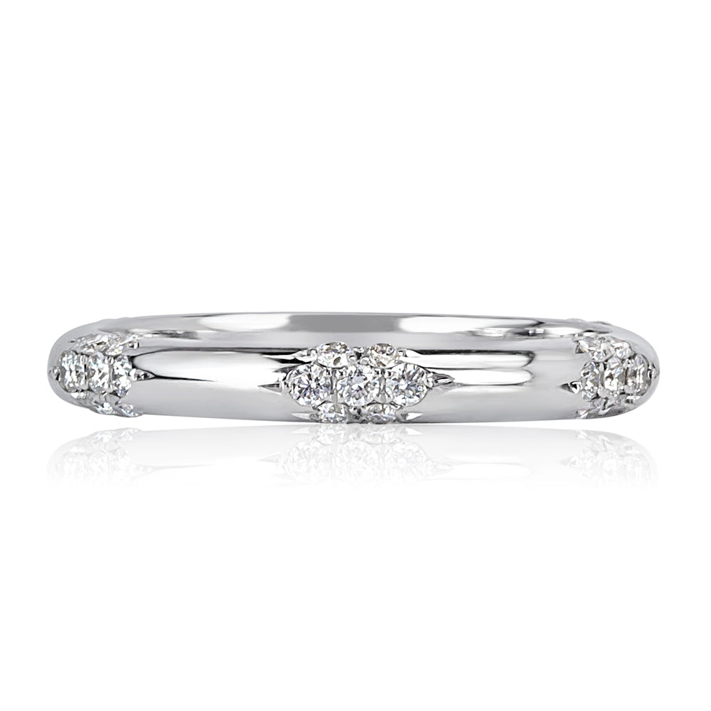 0.40ct Round Brilliant Cut Diamond Eternity Band in Platinum