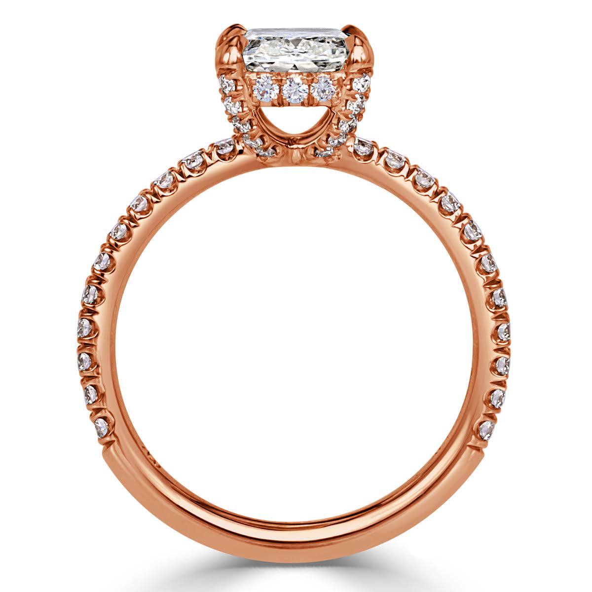 1.76ct Old Mine Cut Diamond Engagement Ring