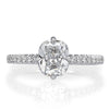1.70ct Old Mine Cut Diamond Engagement Ring