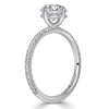 1.70ct Old Mine Cut Diamond Engagement Ring