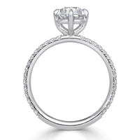 1.70ct Old Mine Cut Diamond Engagement Ring