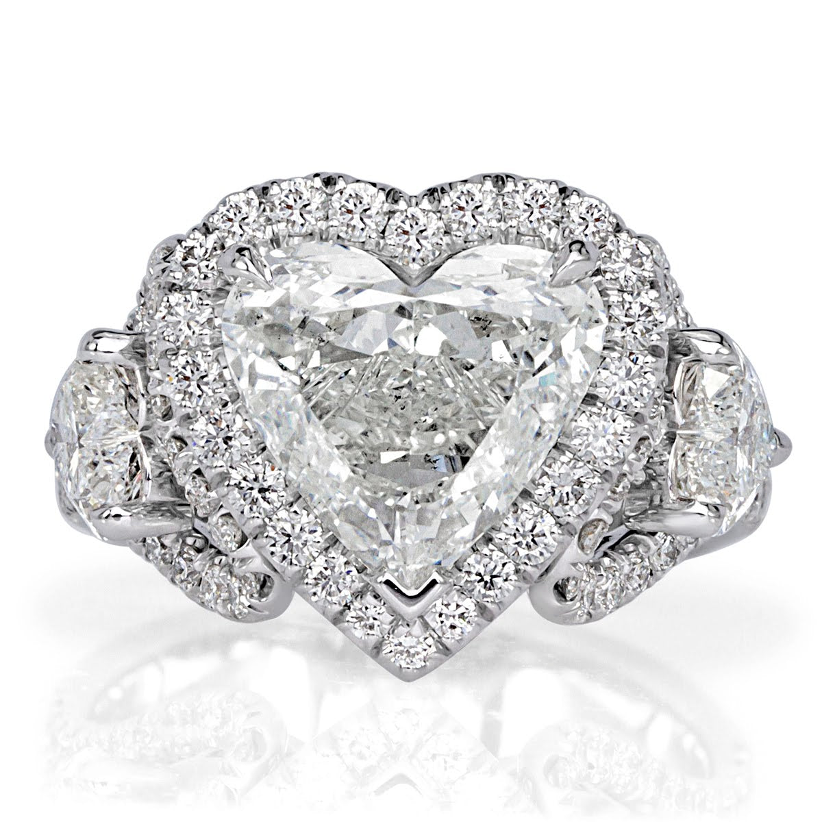 4.80ct Heart Shaped Diamond Engagement Ring