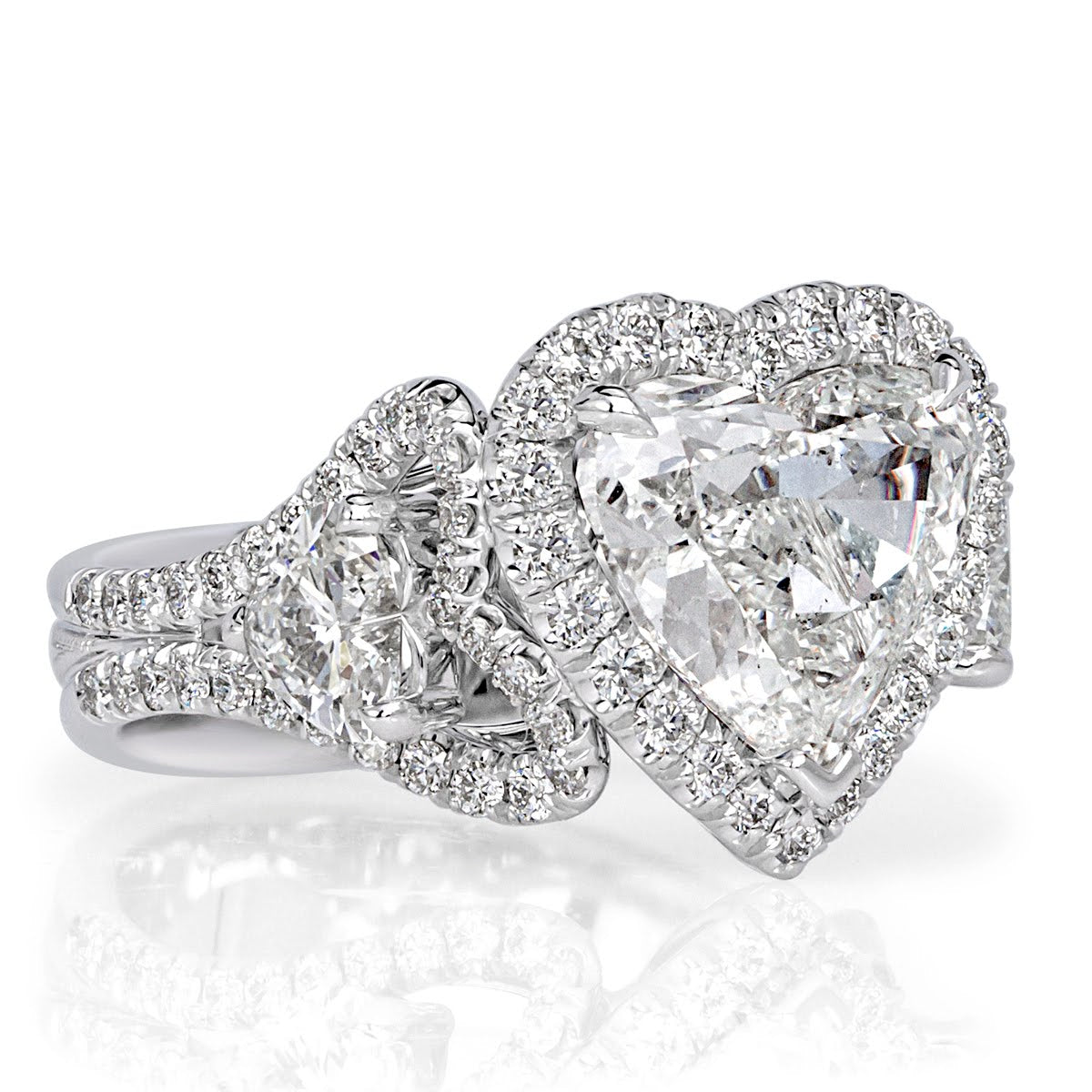 4.80ct Heart Shaped Diamond Engagement Ring