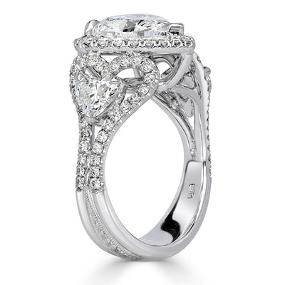 4.80ct Heart Shaped Diamond Engagement Ring