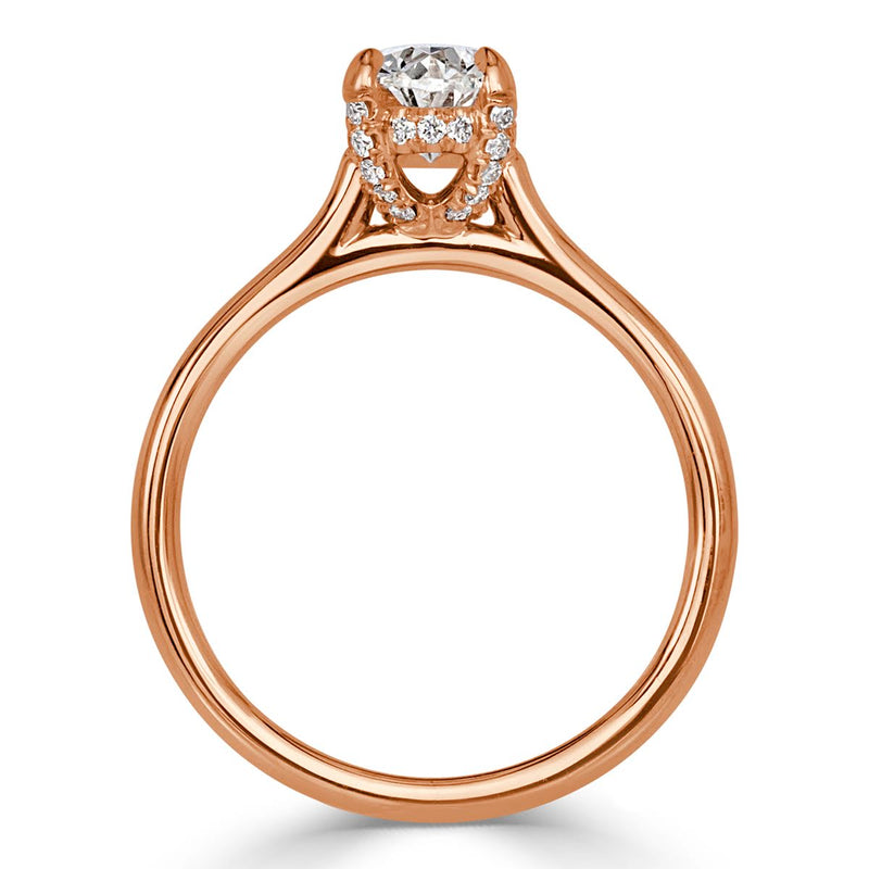 1.32ct Oval Cut Diamond Engagement Ring