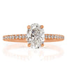 1.37ct Oval Cut Diamond Engagement Ring