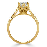 1.24ct Oval Cut Diamond Engagement Ring