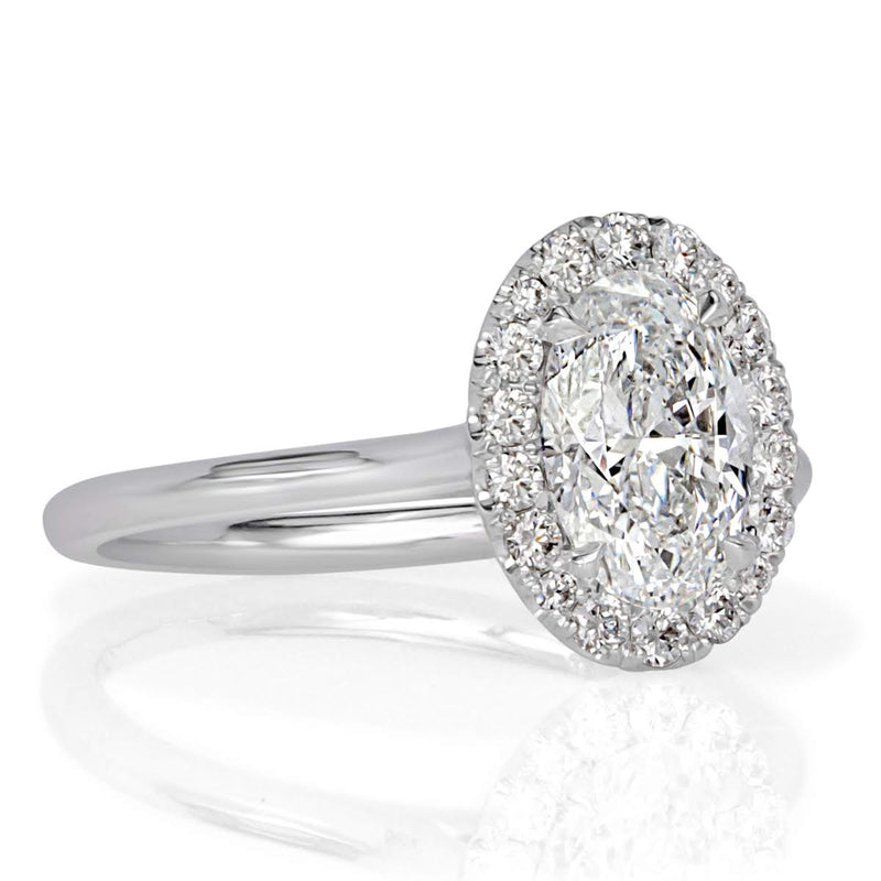 1.48ct Oval Cut Diamond Engagement Ring