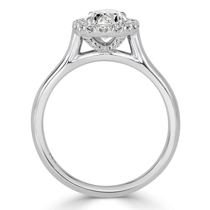 1.48ct Oval Cut Diamond Engagement Ring