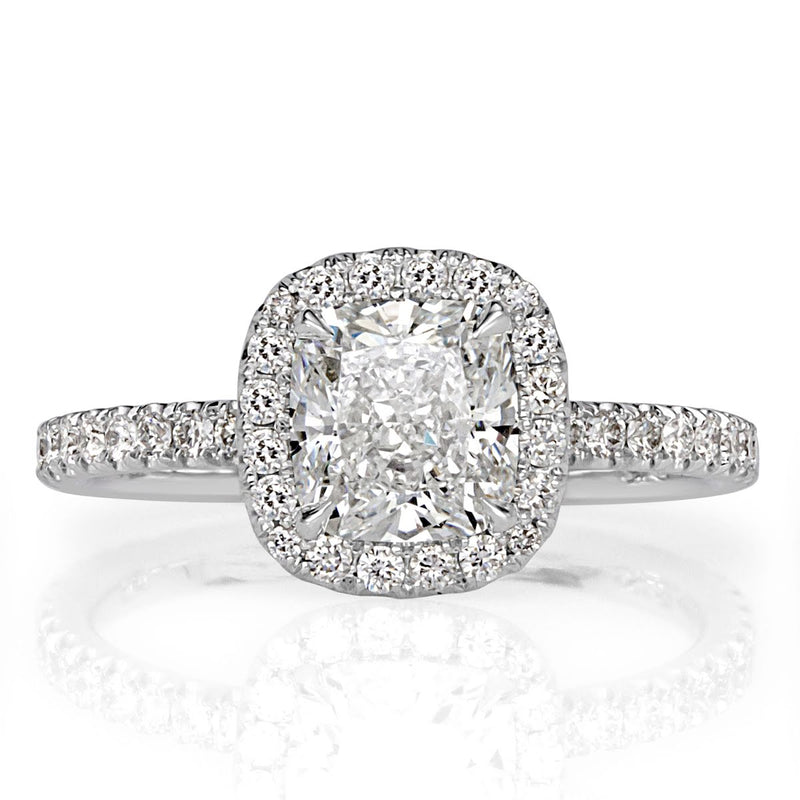 2.07ct Cushion Cut Diamond Engagement Ring