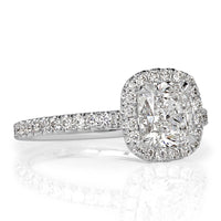 2.07ct Cushion Cut Diamond Engagement Ring