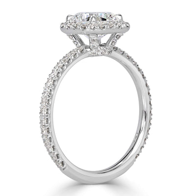 2.07ct Cushion Cut Diamond Engagement Ring