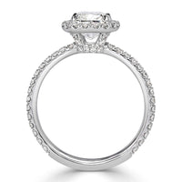 2.07ct Cushion Cut Diamond Engagement Ring