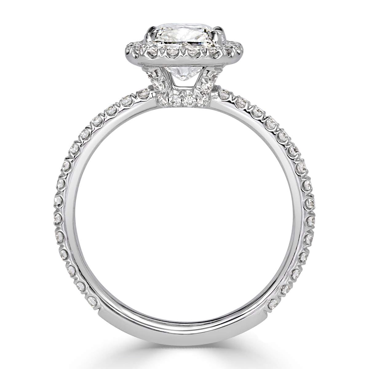 2.07ct Cushion Cut Diamond Engagement Ring