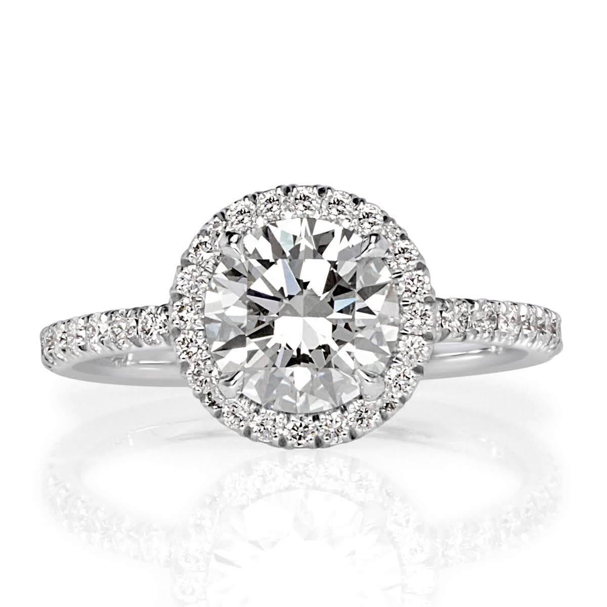 1.87ct Round Brilliant Cut Diamond Engagement Ring