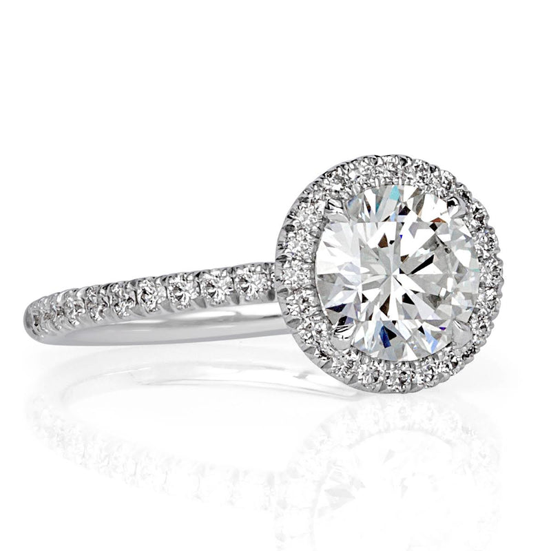 1.87ct Round Brilliant Cut Diamond Engagement Ring