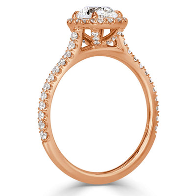 1.47ct Oval Cut Diamond Engagement Ring